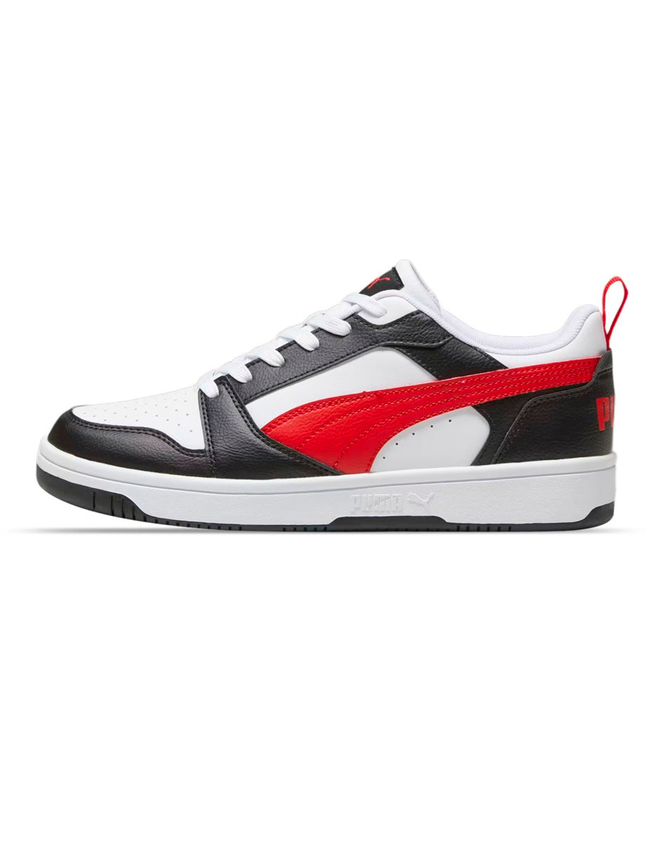 Tenis Puma Rebound Negro con Rojo 39232804 Mundo Dextivo